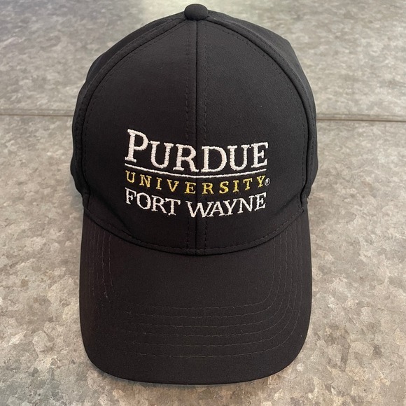 NCAA Other - Purdue University Fort Wayne Hat Cap Adams Black Embroidered PU Boilermakers